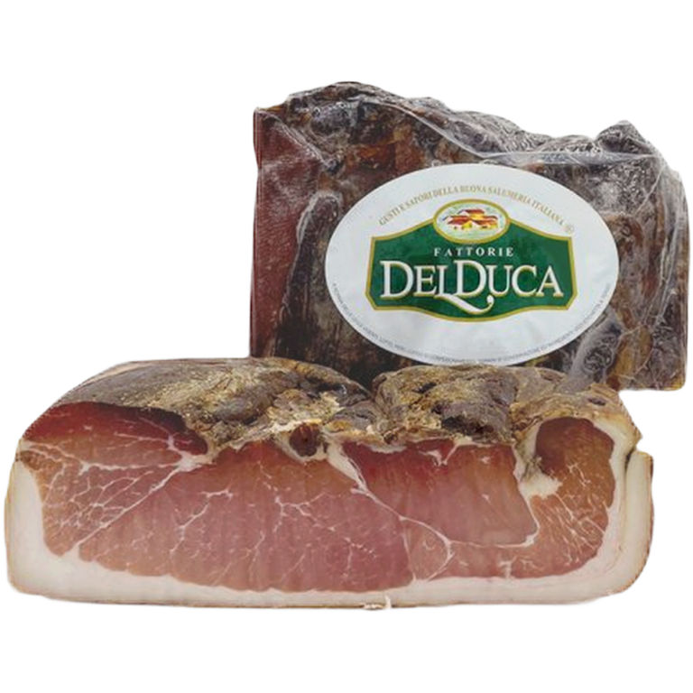 Speck Del Duca affettato 200 gr – Wędzony udziec wieprzowy w plasterkach 200 g