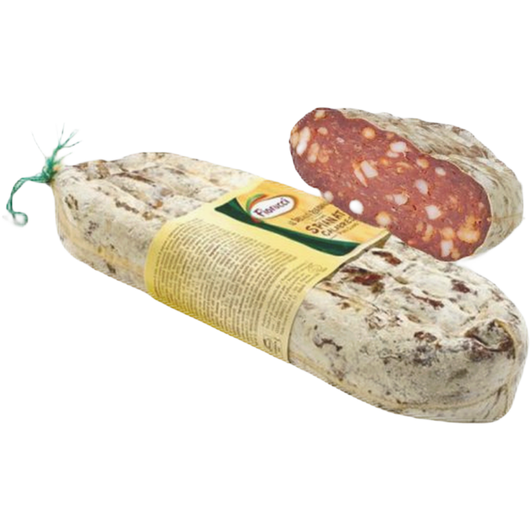 Spianata calabra piccante Fiorucci affettata 200 gr – Włoskie pikantne salami z Kalabrii w plasterkach 200 g