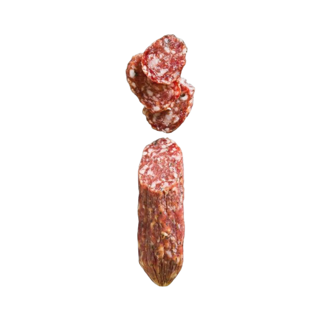 Salametto al tartufo Pedroni Qualita' Italiana 280 g – Salami dojrzewające z truflą Pedroni Qualita' Italiana 280 g bez tła