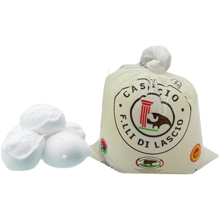 Ser Bocconi di bufala Salerno 250 gr – Ser mozzarella z mleka bawolego w kuleczkach z Salerno (5 szt x 50 g) x 4 opak