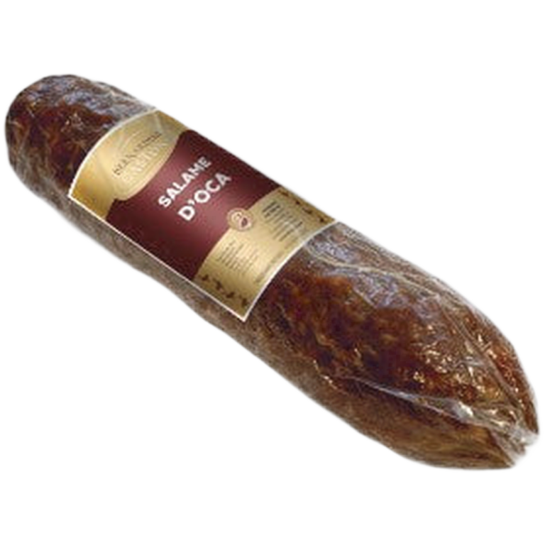 Salame d'oca sfuso ok. 500 gr – Dojrzewające salami z mięsa gęsiego i wieprzowego ok. 500 g