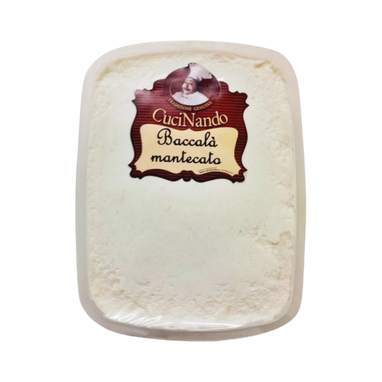 Baccala mantecato 200 g – Potrawa z suszonych filetów dorsza