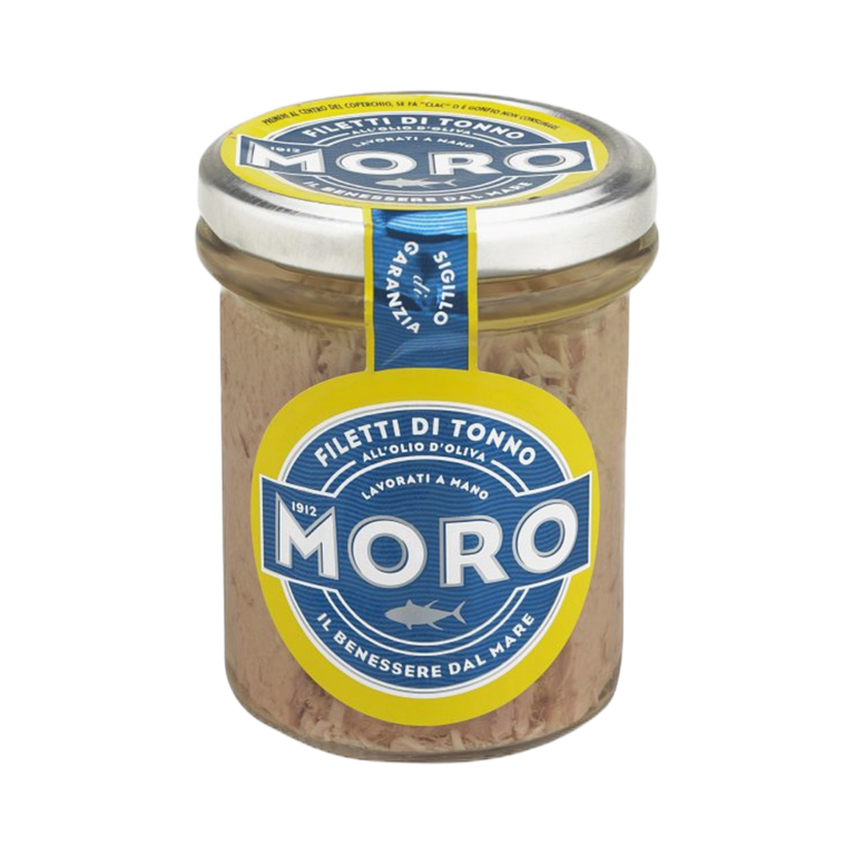 Filetti di Tonno in olio di oliva Moro 190 gr – Filet z tuńczyka w oliwie z oliwek