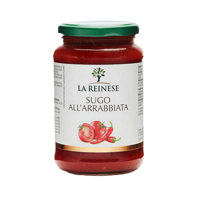 Sugo all'arrabbiata con peperoncino 350 gr. – Gotowy sos do makaronu z dodatkiem ostrej papryczki peperoncino 350 g