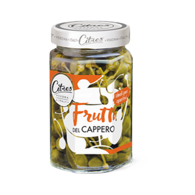 Frutti del cappero all'aceto 290 gr – Średnie owoce kaparów w occie 290 g