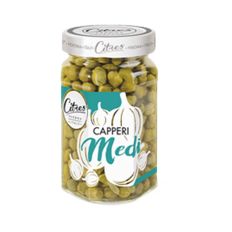 Capperi medi aceto 290 gr – Kapary średnie w occie 290 g