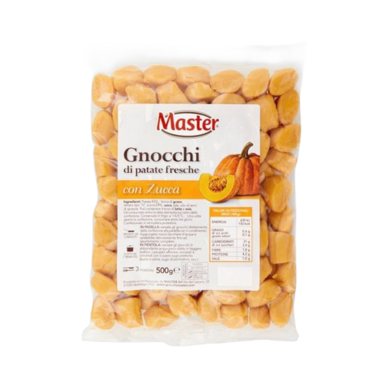 Gnocchi di patate con zucca 500 g – Świeże ziemniaczane kluseczki dyniowe