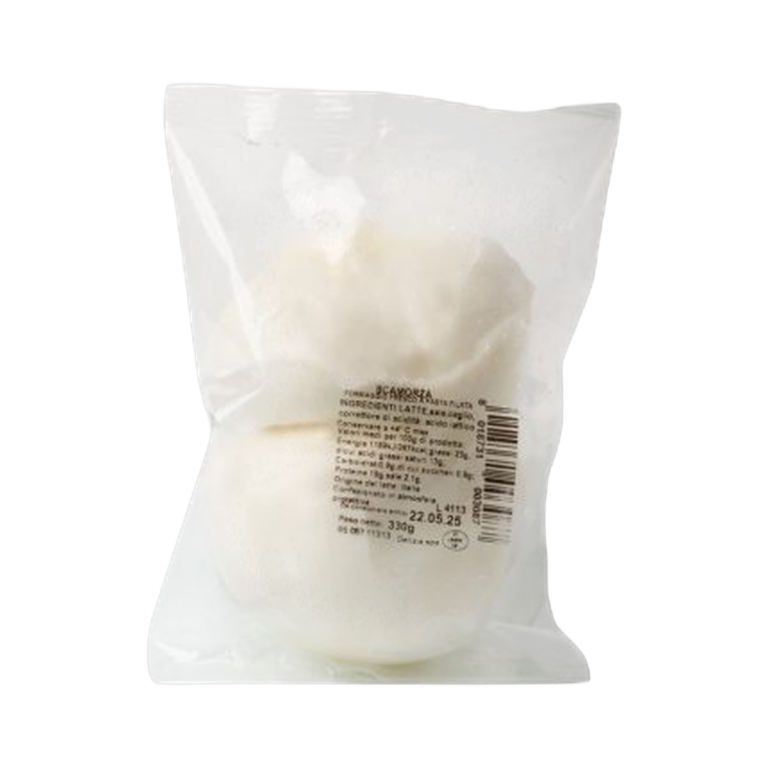 Scamorza Bianca 330 gr Deliziosa – Świeży miękki ser typu pasta filata 330 g