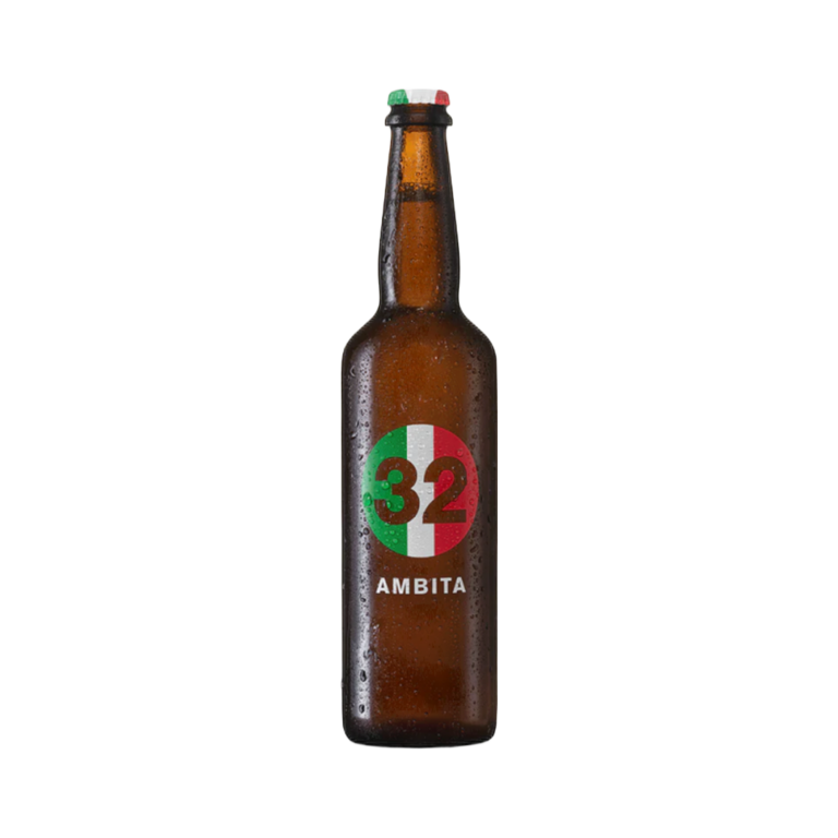 Birra AMBITA Chiara MONOLUPPOLO 100% italiana 500 ml – Włoskie jasne piwo typu Single Hop z jednej odmiany chmielu 500 ml