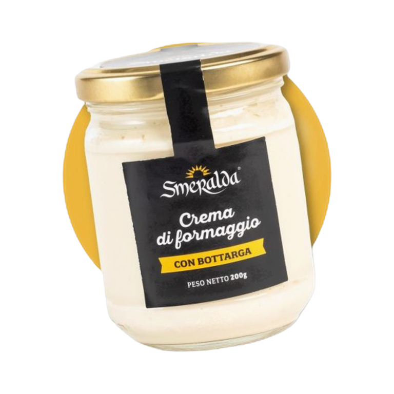 Crema di formaggio con bottarga 200 g – Krem serowy z bottargą, suszoną ikra z cefala pospolitego 200 g