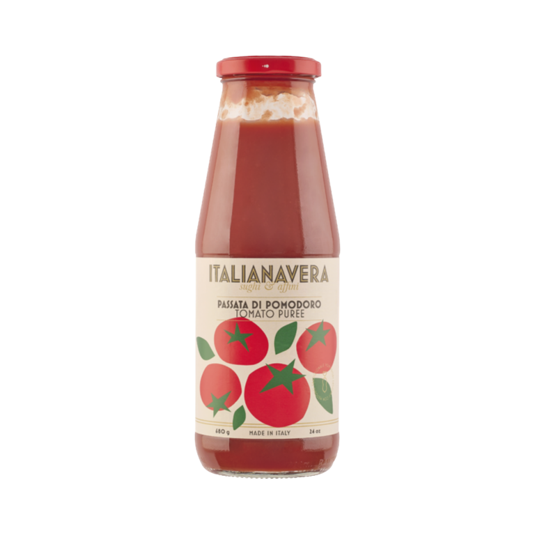 Passata di Pomodoro Classica 680 g – Italianavera. Aksamitna passata ze świeżych włoskich pomidorów 400 g