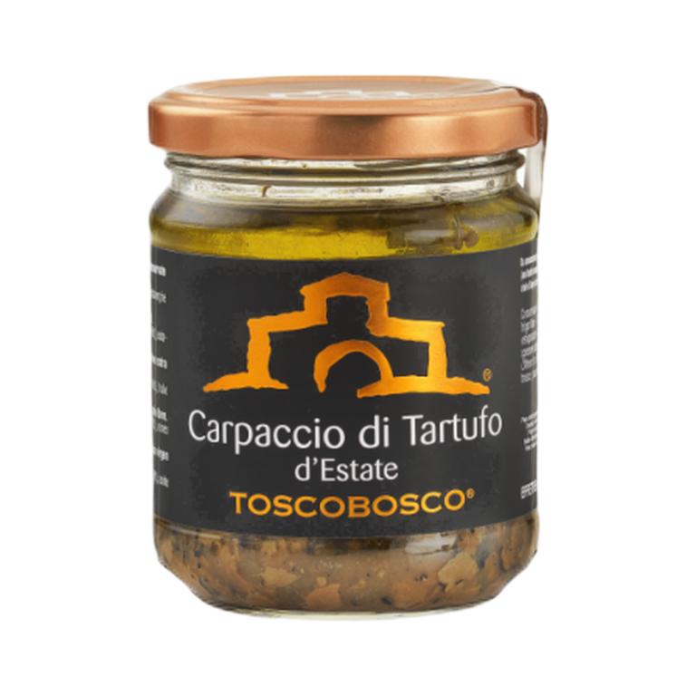 Carpaccio di Tartufo nero reg. Toscana – Plasterki czarnej trufli z regionu Toskania, słoiczek 90 gr