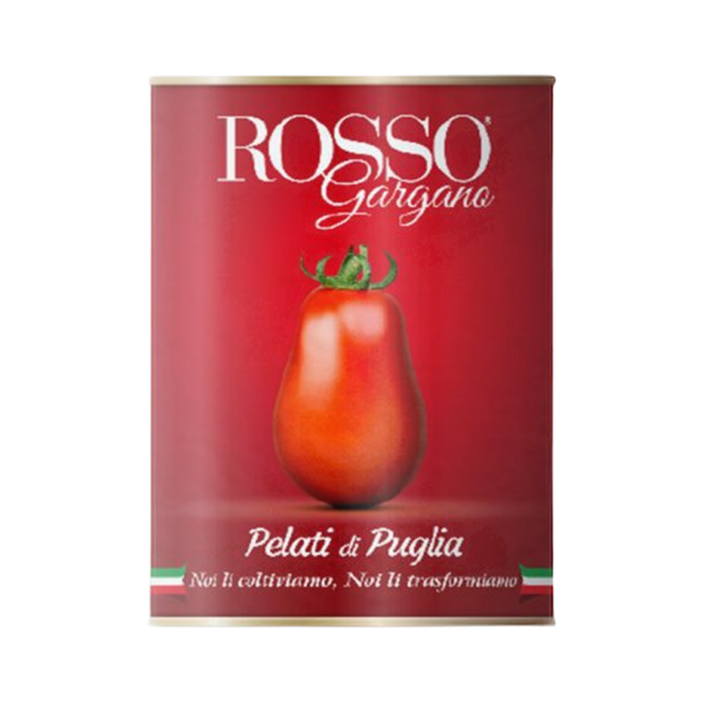 Pomodori pelati Rosso Gargano Futuragri 2,55 kg – Włoskie pomidory bez skórki 2,55 kg