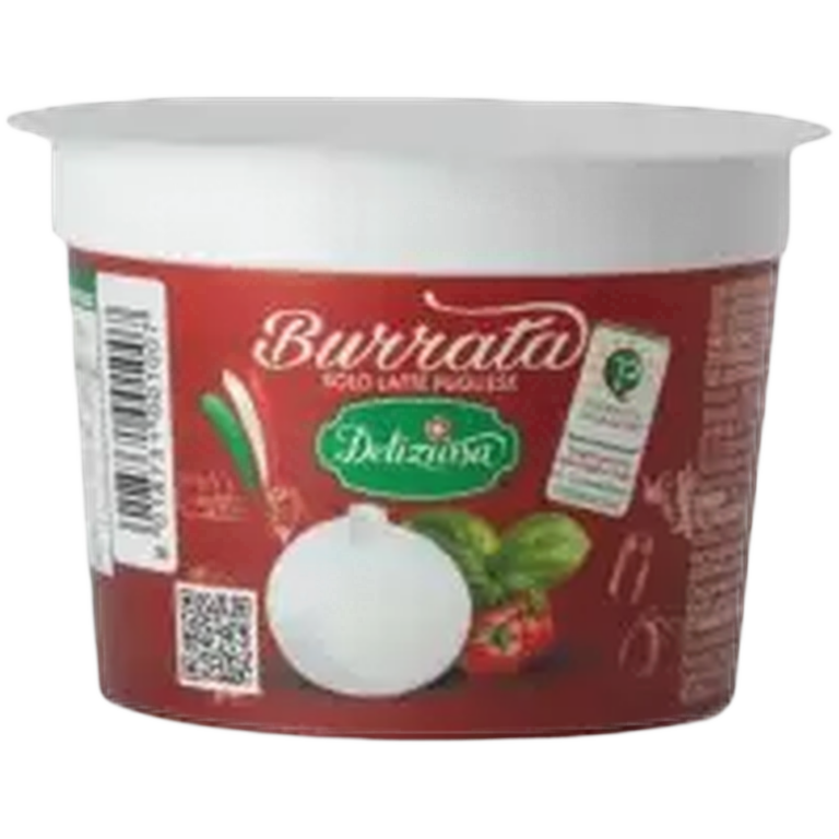 Burratina Deliziosa 100 gr – Świeży ser typu pasta filata ze śmietankowym sercem 100 g