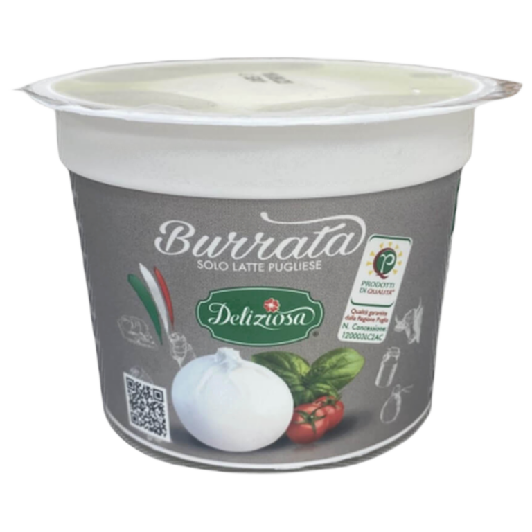 Burratina Deliziosa 125 gr – Świeży ser typu pasta filata ze śmietankowym sercem 125 g