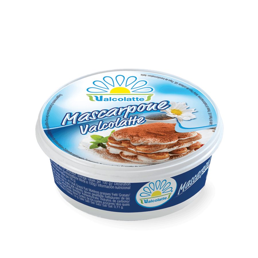 Mascarpone VALCOLATTE 250gr – Kremowy świeży serek mascarpone 250 g
