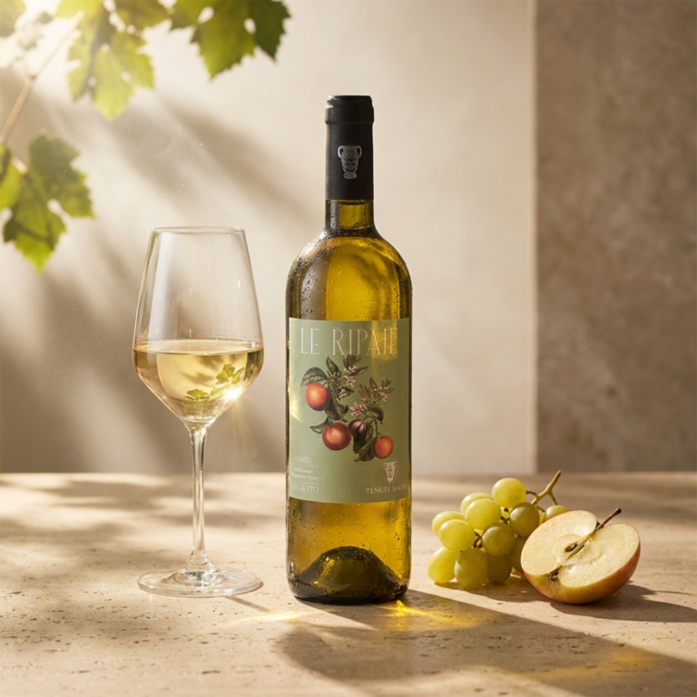Wino białe wytrawne Baldo Le Ripaie Grechetto