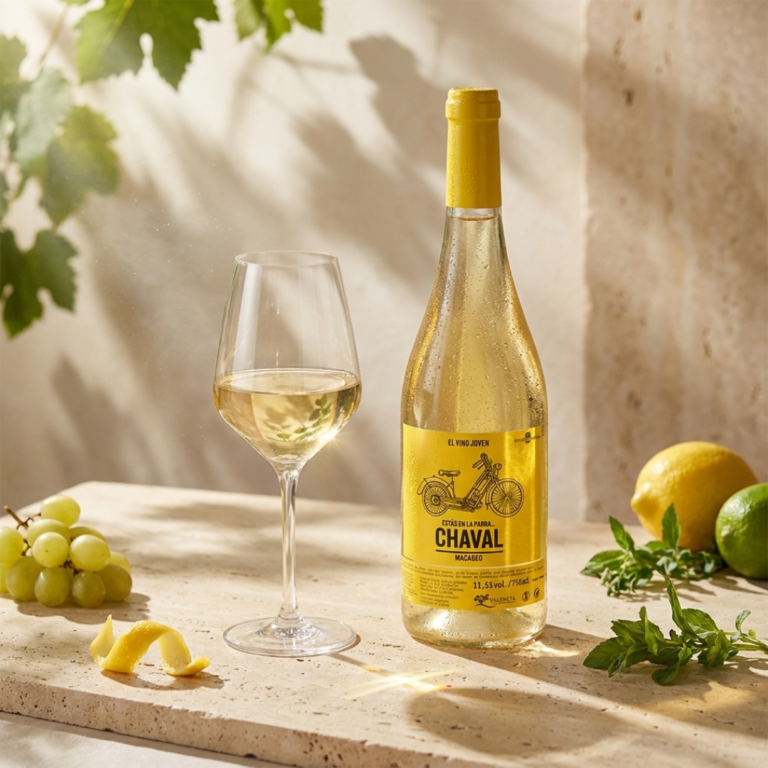 Wino białe wytrawne Bodegas Nodus Chaval Macabeo