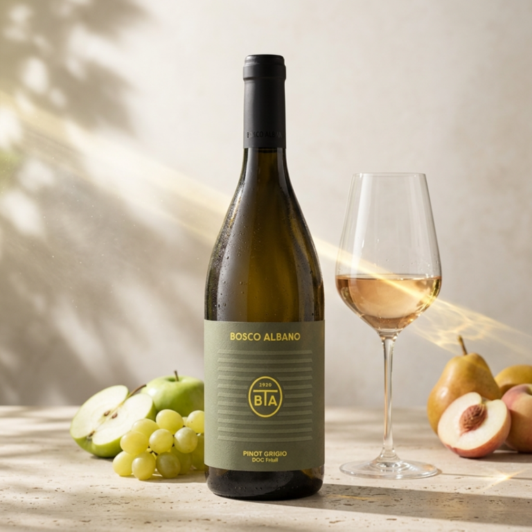 Wino białe wytrawne Bosco Albano Pinot Grigio