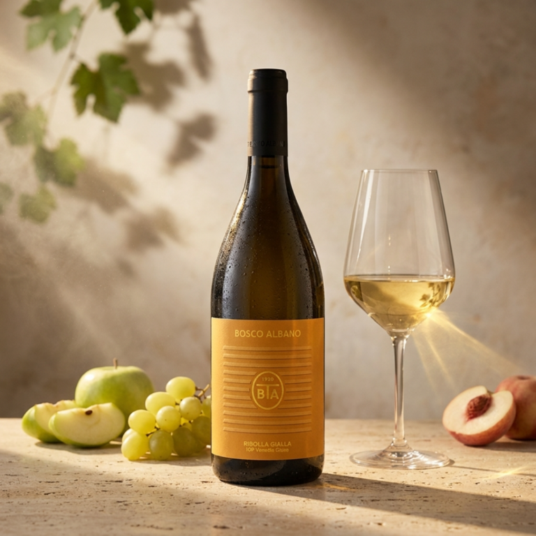 Wino białe wytrawne Bosco Albano Ribolla Gialla