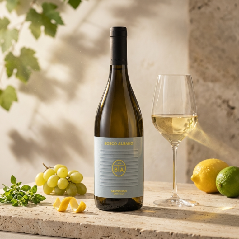 Wino białe wytrawne Bosco Albano Sauvignon Blanc