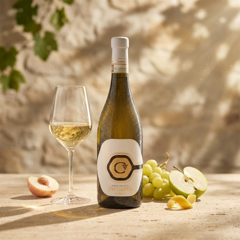 Wino białe wytrawne Centanni Pecorino Organic