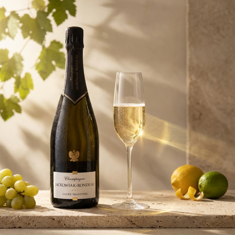 Wino białe musujące wytrawne Champagne Jackowiak Cuvée Tradition Brut