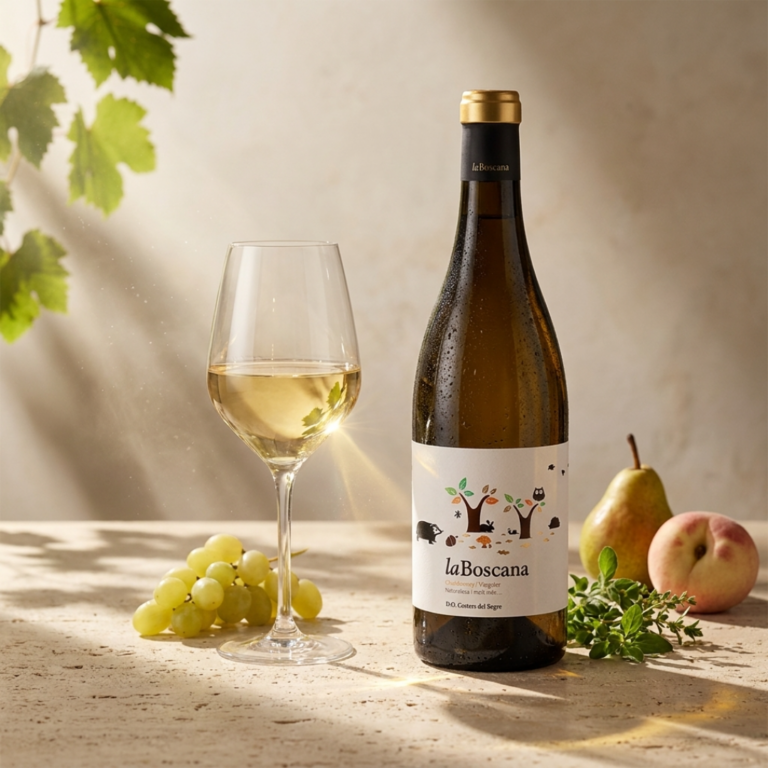 Wino białe wytrawne Costers del Sió La Boscana Blanco