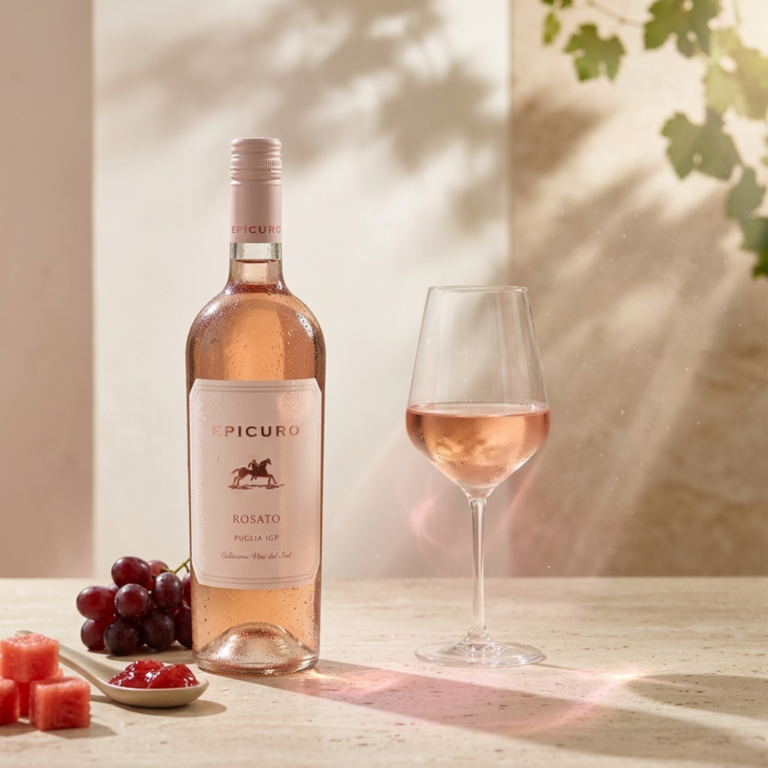 Wino różowe wytrawne Epicuro Primitivo Rosato