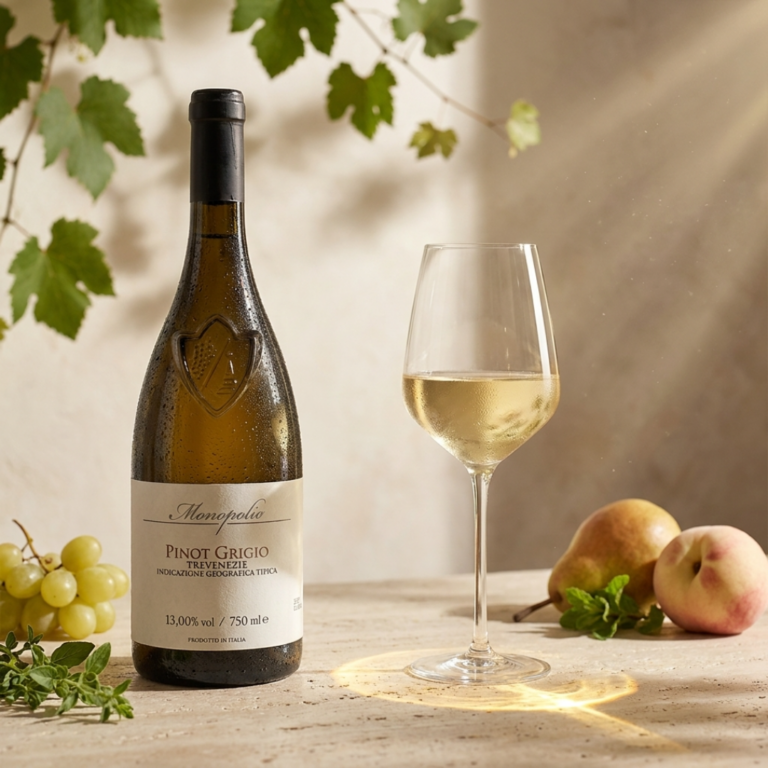 Wino białe wytrawne Gambellara Monopolio Pinot Grigio