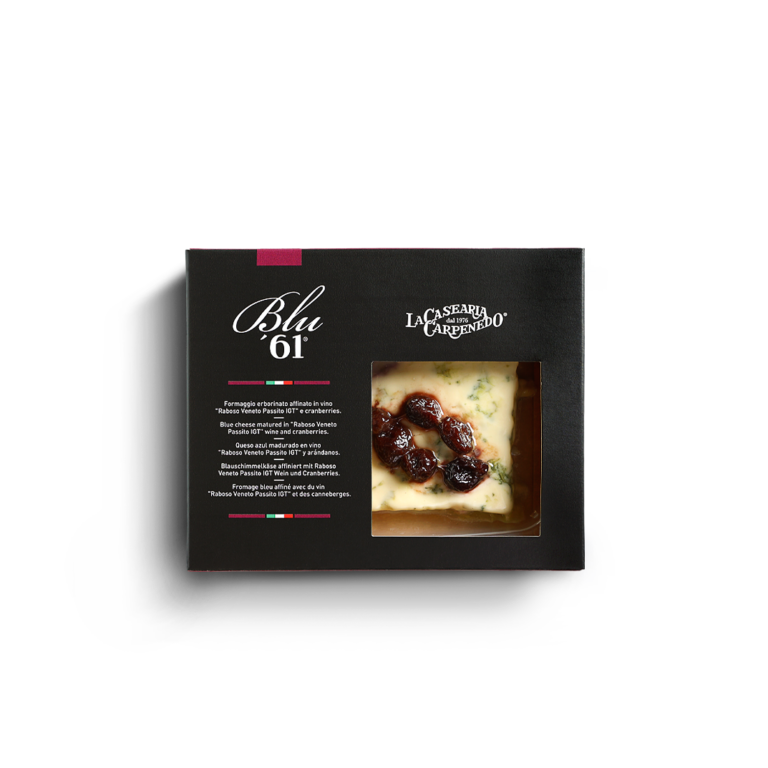 Blu ’61 Luxury Design – włoski ser pleśniowy w winie Raboso 150 g
