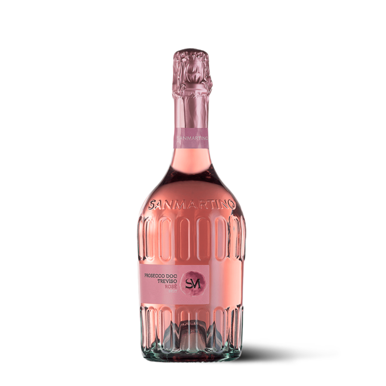 Wino różowe musujące wytrawne San Martino Prosecco Rosé Millesimato Brut