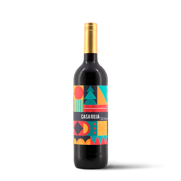 Wino czerwone wytrawne Casa Roja Tempranillo Christmas Edition