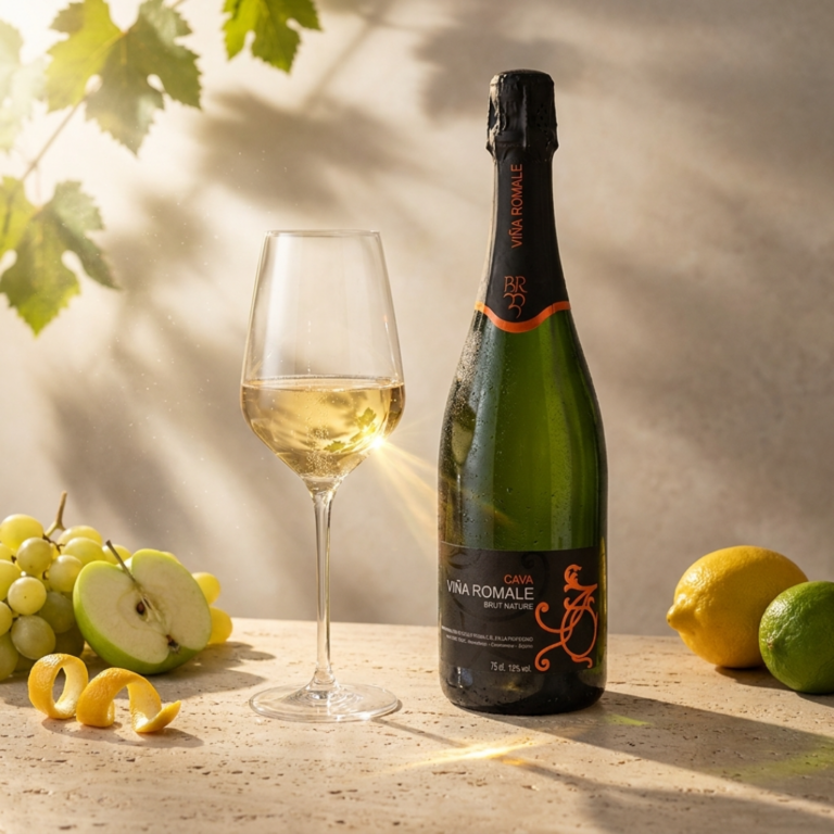 Wino musujące wytrawne Romale Cava Brut Nature