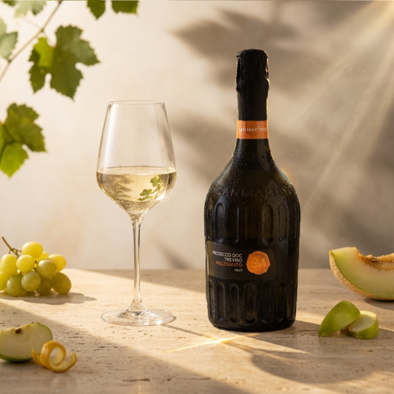 Wino białe musujące wytrawne San Martino Prosecco Millesimato Brut