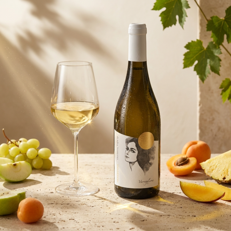 Wino białe wytrawne Varvaglione Primadonna Chardonnay
